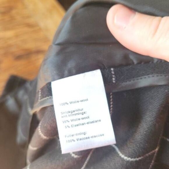 Akris Punto Black White Grid Cropped Ring Zip Up High Neck Blazer Jacket sz 8 - Picture 5 of 6